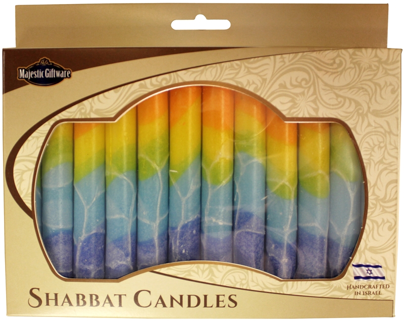 Shabbat and Chanukah Candles